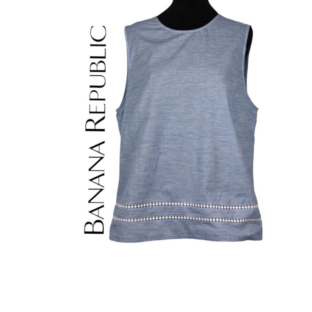 Banana Republic Blue Sleeves Shirt Size XL